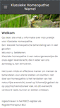 Mobile Screenshot of homeopathie-wamel.nl